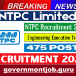 NTPC Limited Engineering Executive Trainee Recruitment 2025